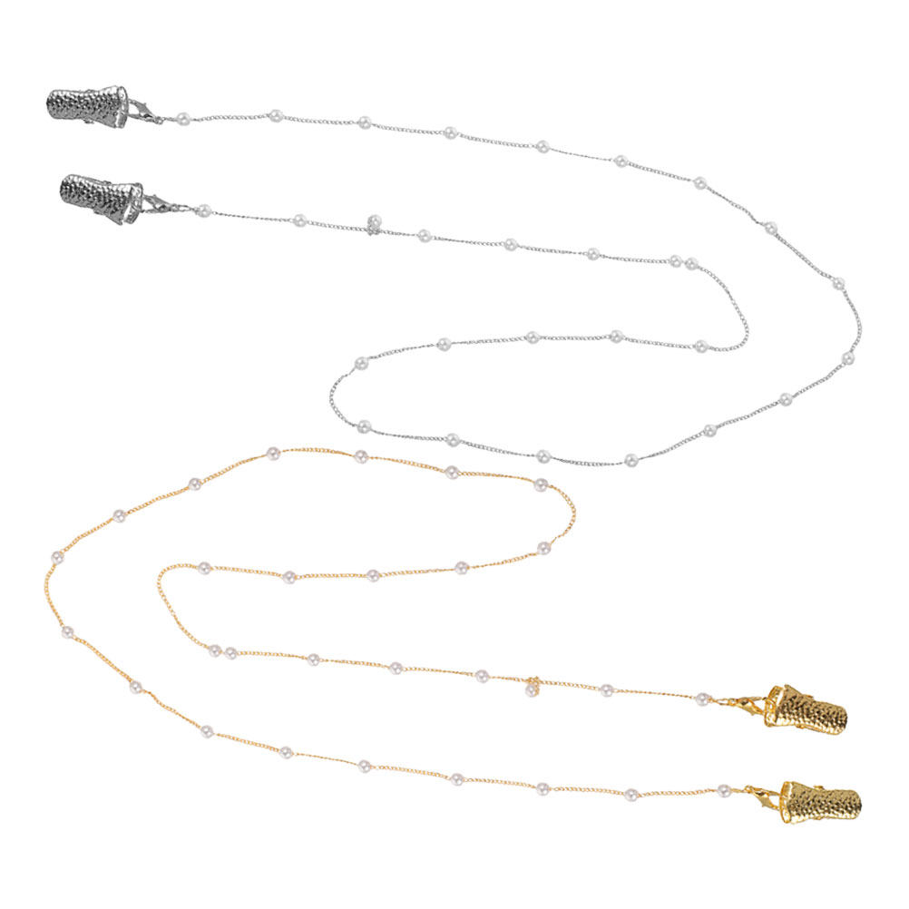Mask Chain Holder - 2 sztuki koralikowych smyczy do okularów