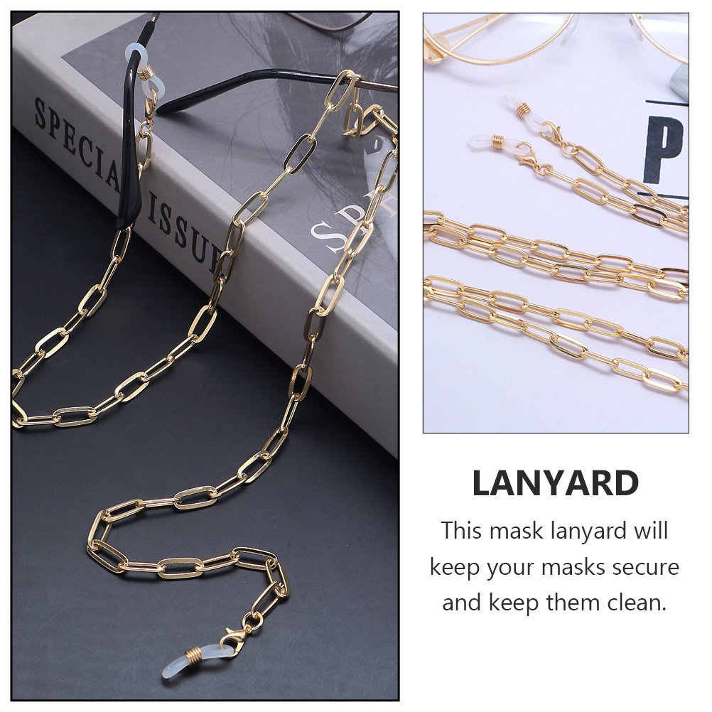 Metalowy złoty łańcuszek do ok – Mask Chain Holder recenzja i cena