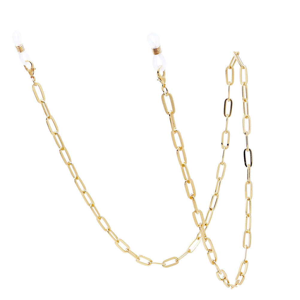 Metalowy złoty łańcuszek do ok – Mask Chain Holder recenzja i cena